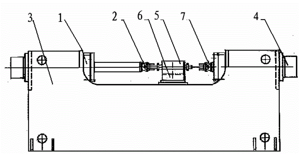 Removal method and device suitable for motor rotor shaft and bearing