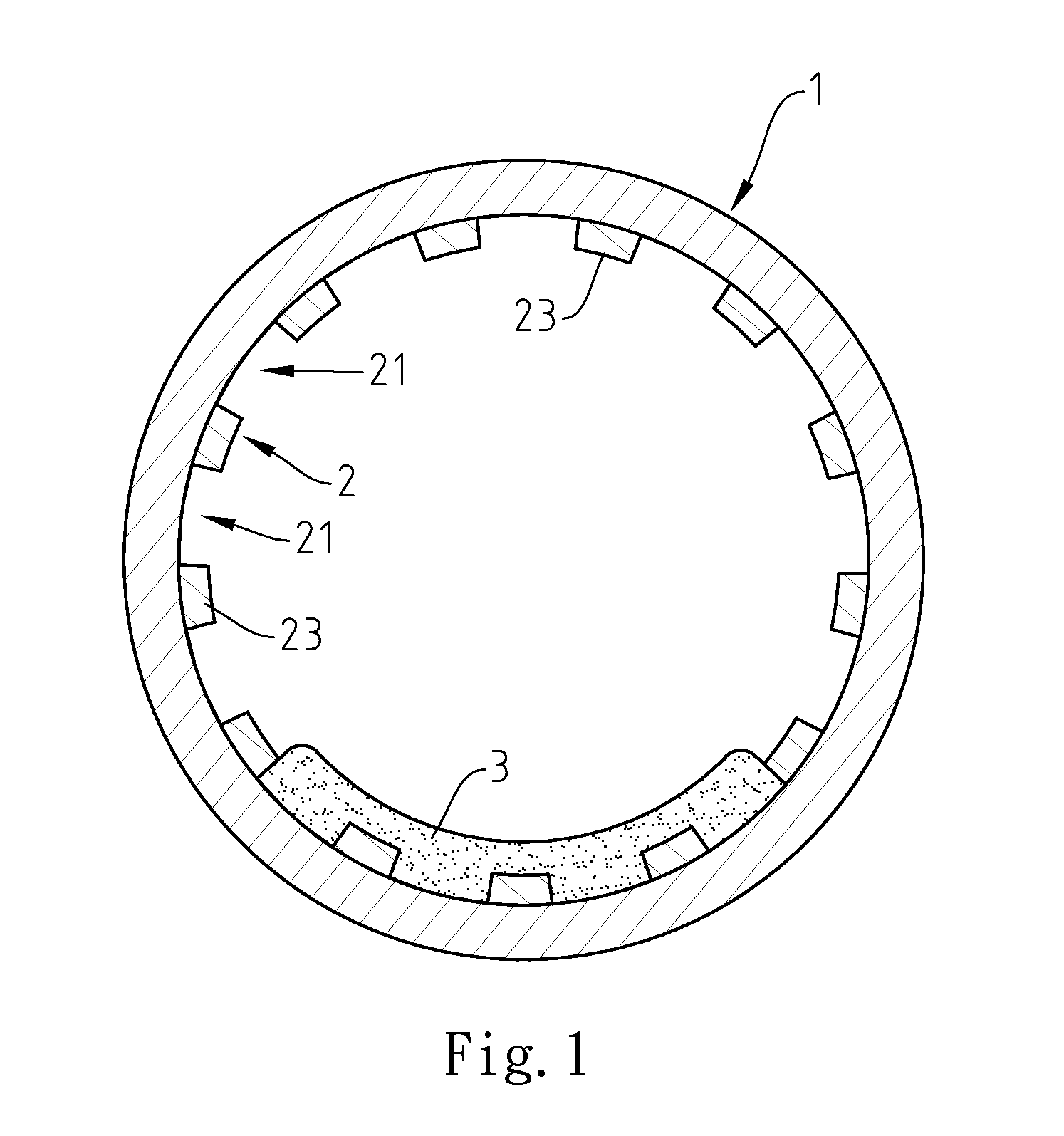 Heat pipe with a radial flow shunt design