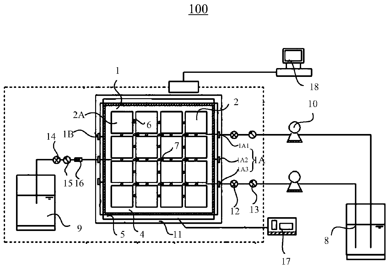 Simulation experiment device for enhanced geothermal system and method for testing enhanced geothermal system reservoir thermal energy extraction rate using it