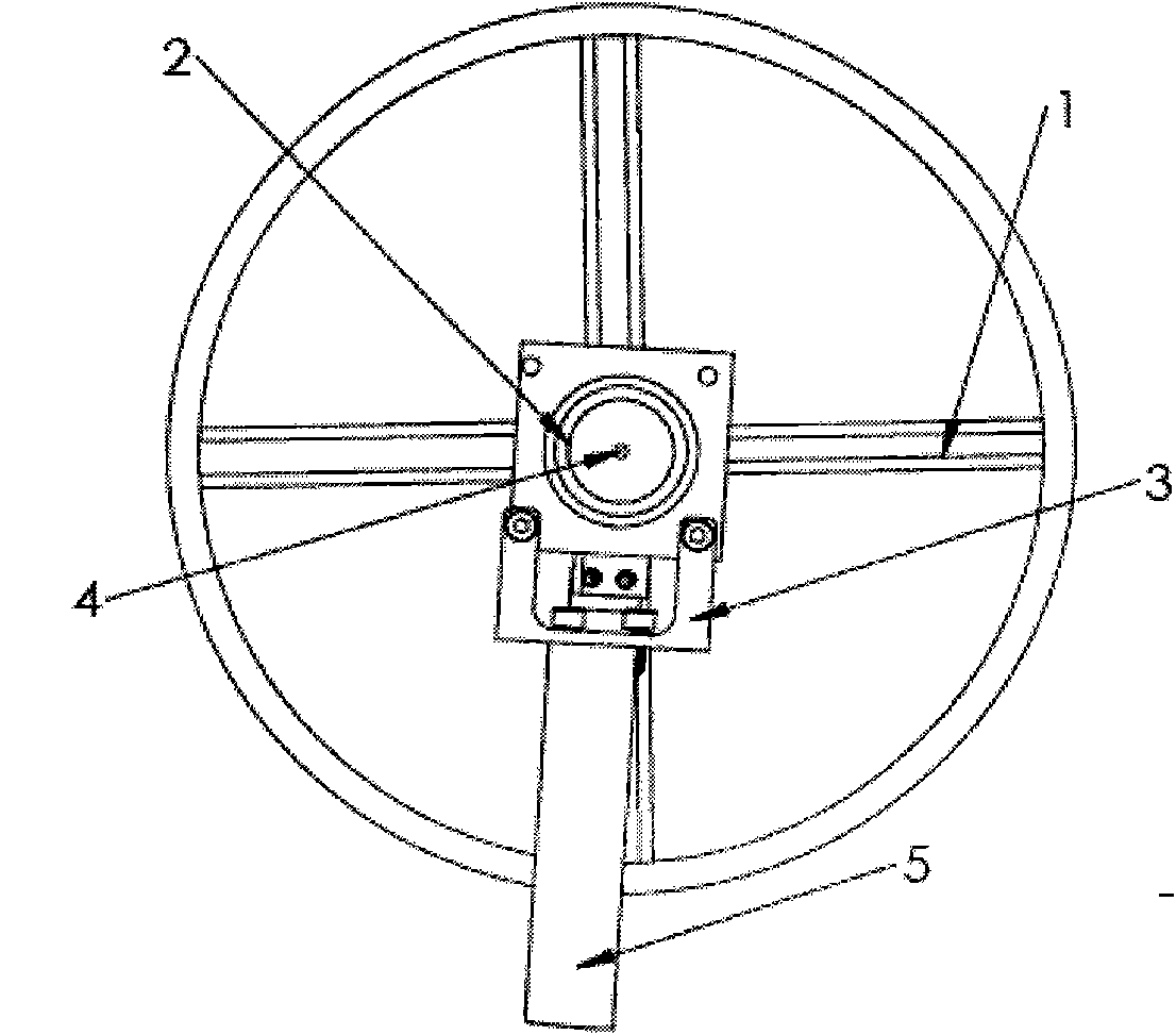 Inverted pendulum balancing control system based on flywheel