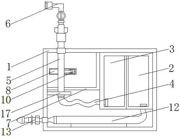 Cattle and sheep breeding disinfecting and washing device