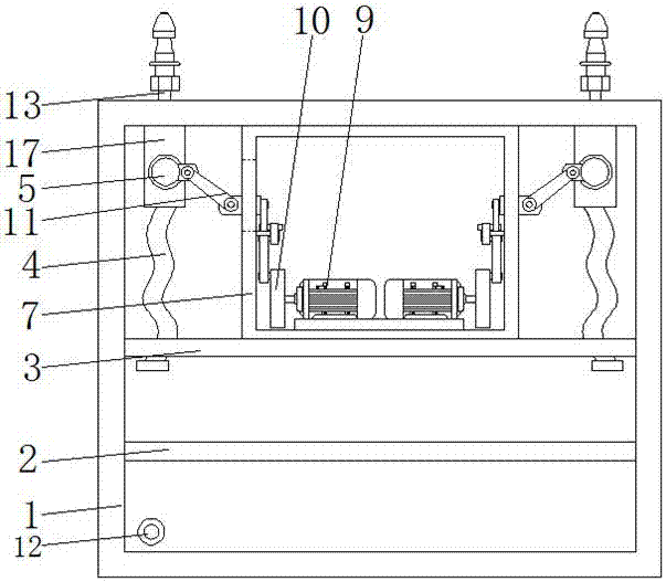 Cattle and sheep breeding disinfecting and washing device