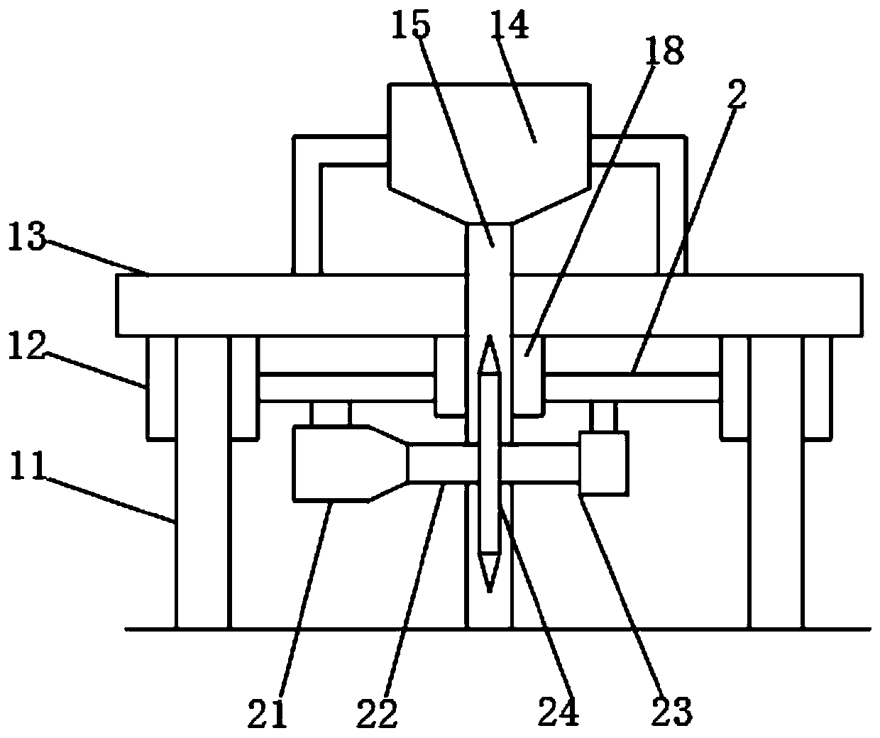 Vertical cutting machine