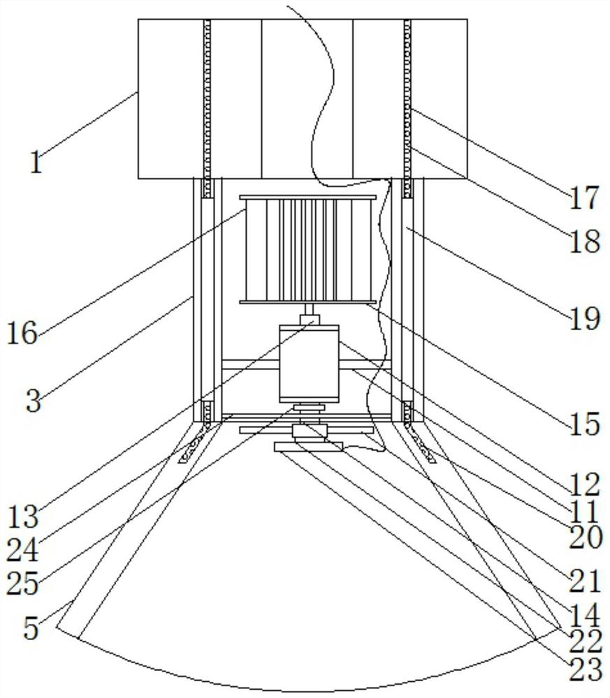 Ceiling-embedded type LED down lamp easy to install