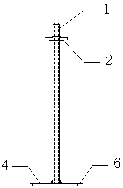 Fixing device for pre-embedded casing pipe and reserved hole and using method