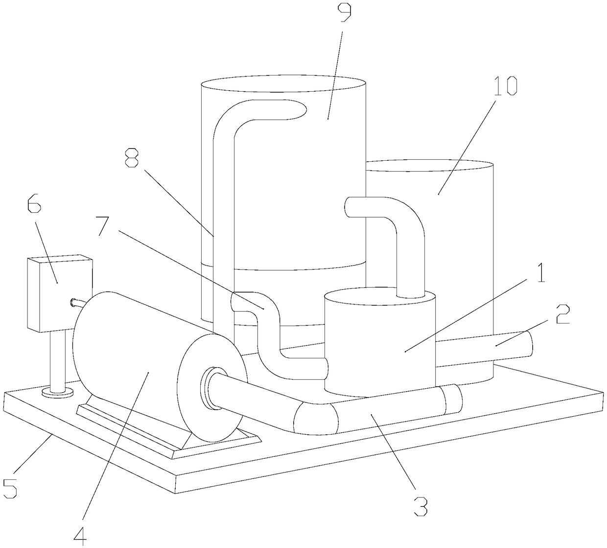 Automatic equipment for cleaning channels of water supply and drainage ditches of houses and residences