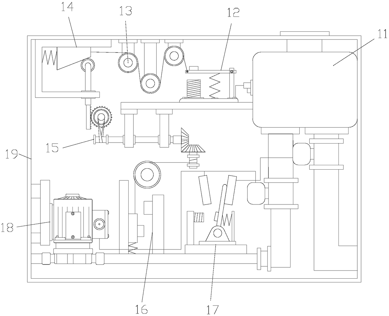 Automatic equipment for cleaning channels of water supply and drainage ditches of houses and residences