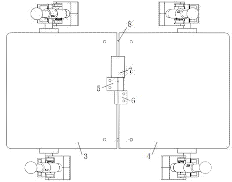 Four-leg robot mechanism based on bionic design