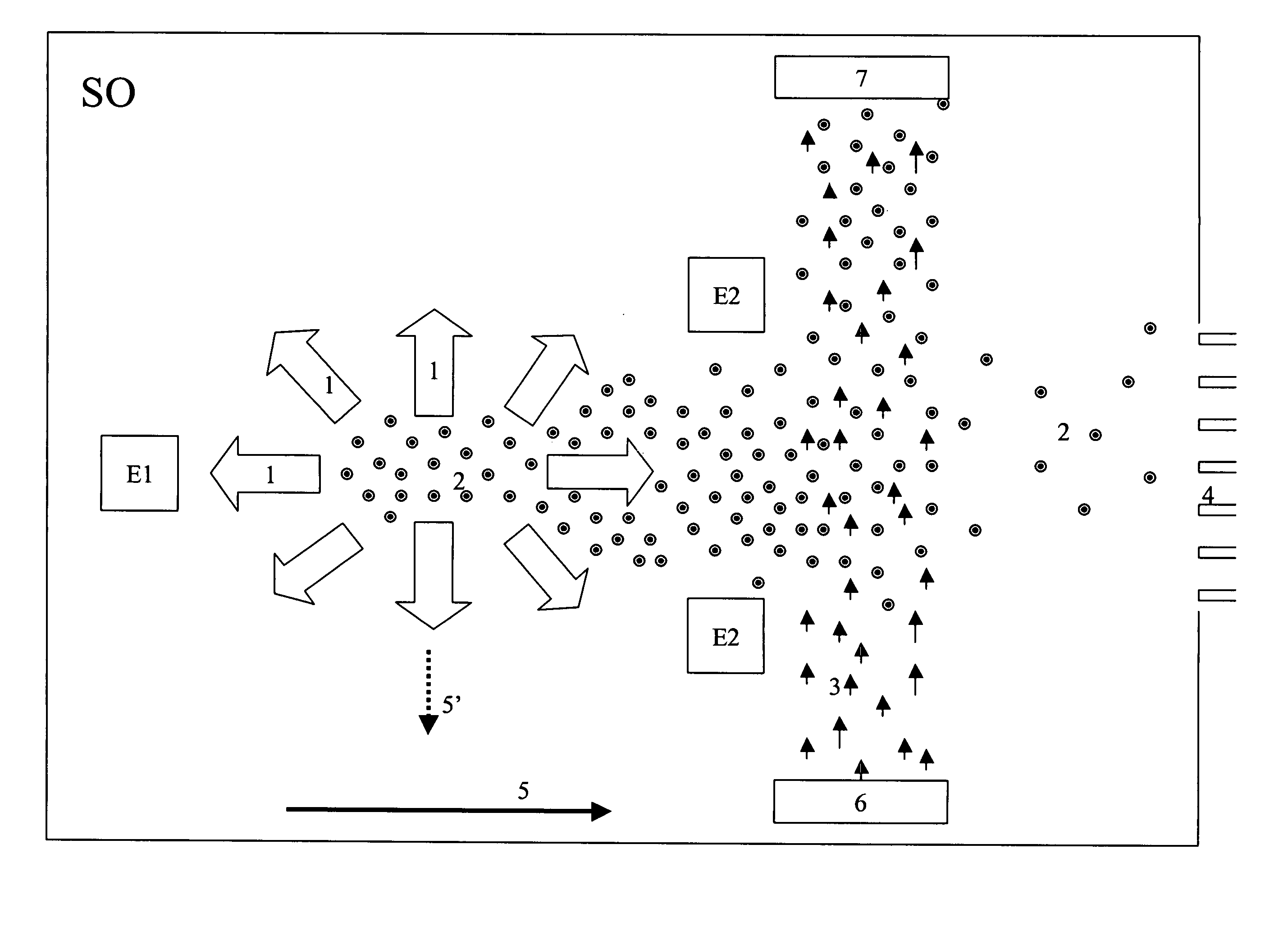 Lithographic apparatus and radiation source comprising a debris-mitigation system and method for mitigating debris particles in a lithographic apparatus