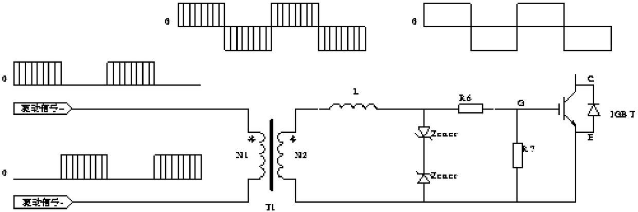 IGBT isolation driving circuit with switch control unit and control method thereof