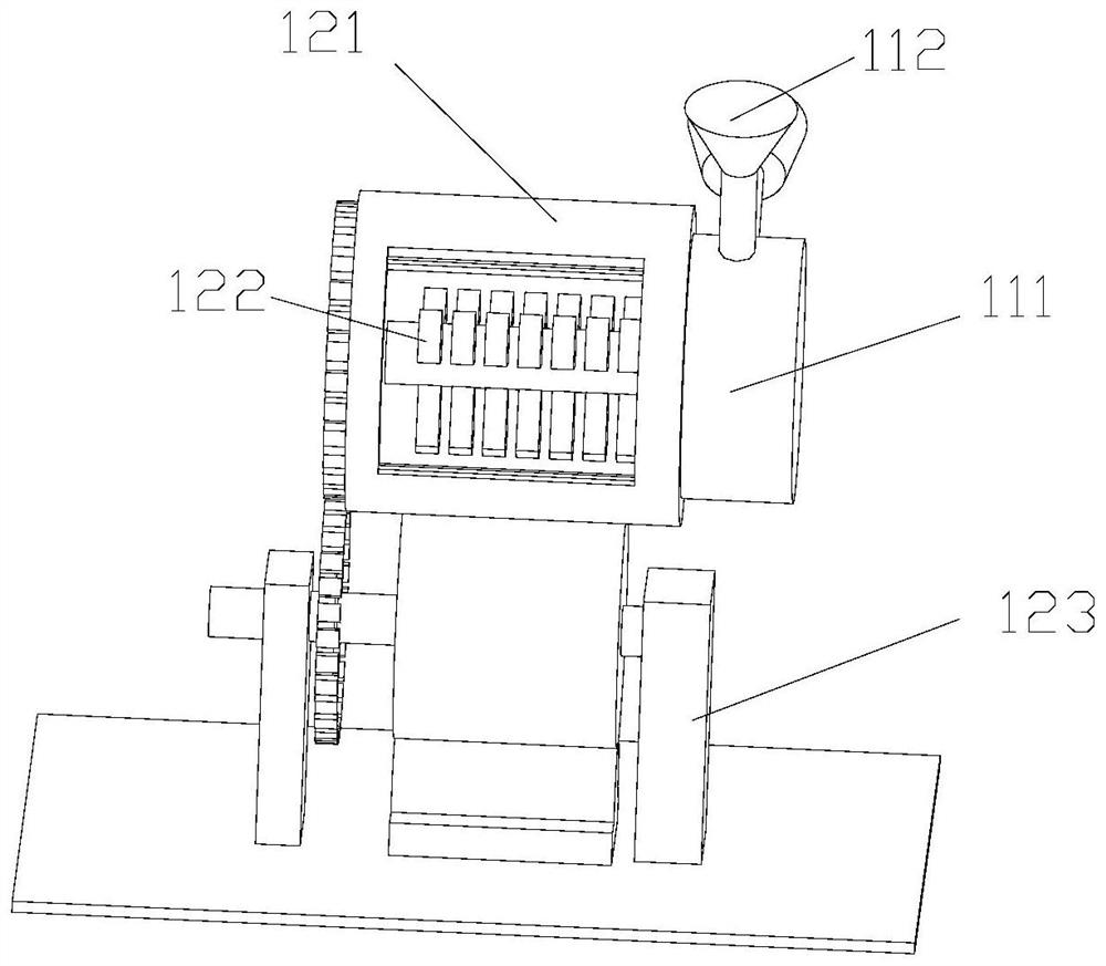 Kelp noodle kneading mechanism, pasta processing line