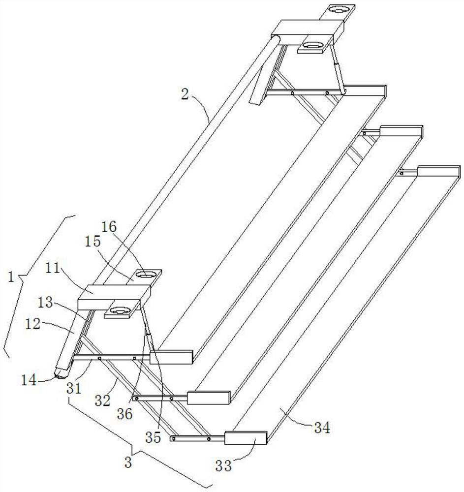 Rear door automatic elevator for electric vehicle