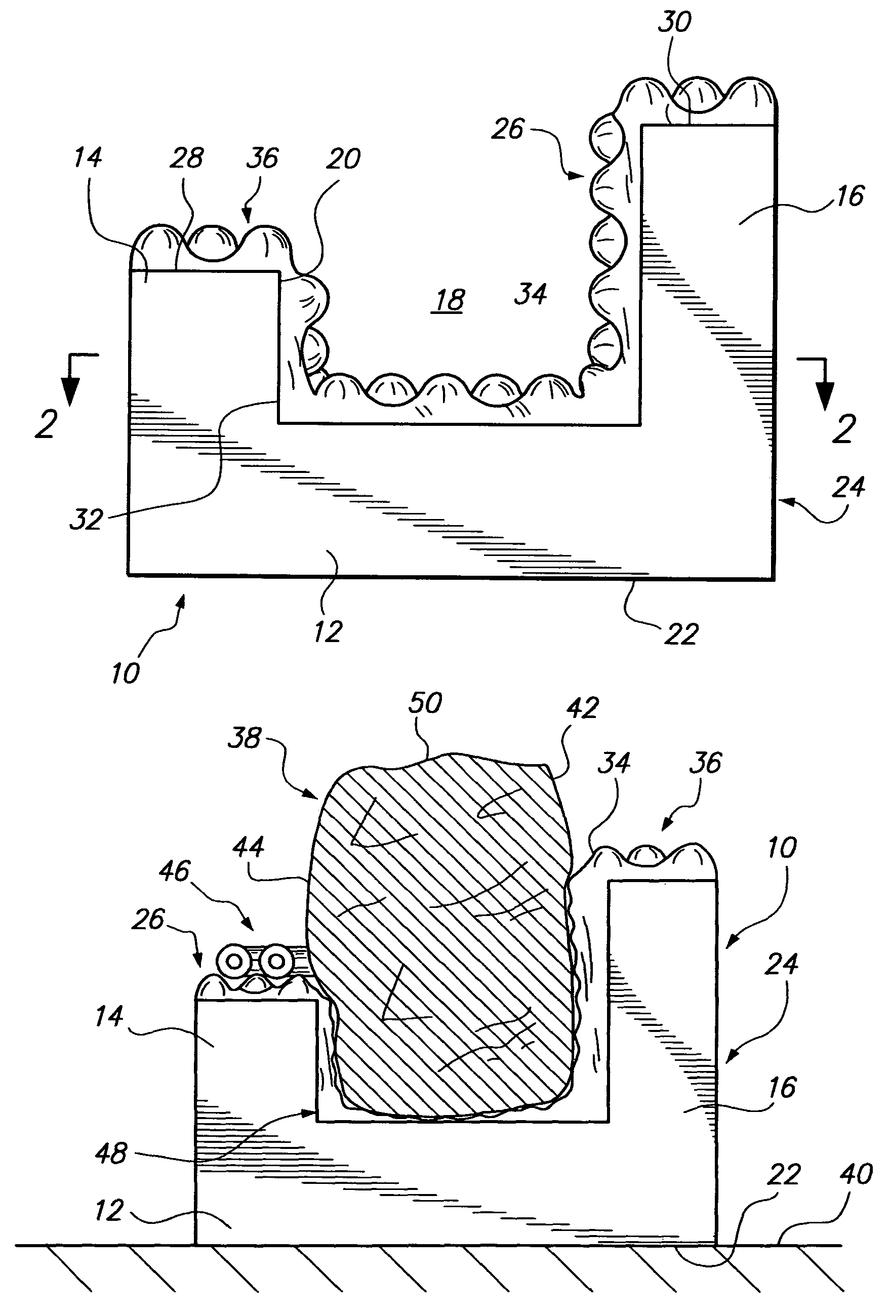 Axillary support cushion device