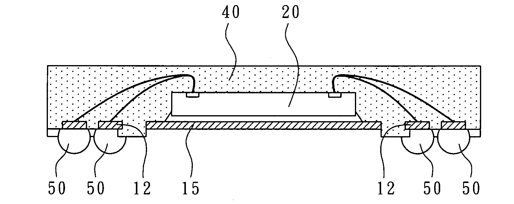 Fabrication processes of leadframe-based BGA packages and leadless leadframe implemented in the processes