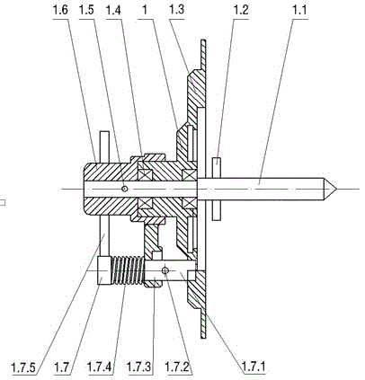 Triple-locking reel device