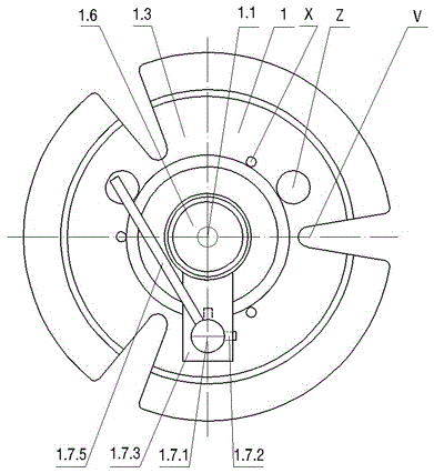 Triple-locking reel device