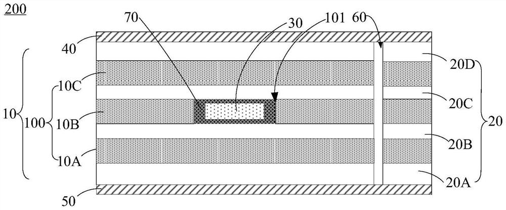 Embedded circuit board and preparation method thereof