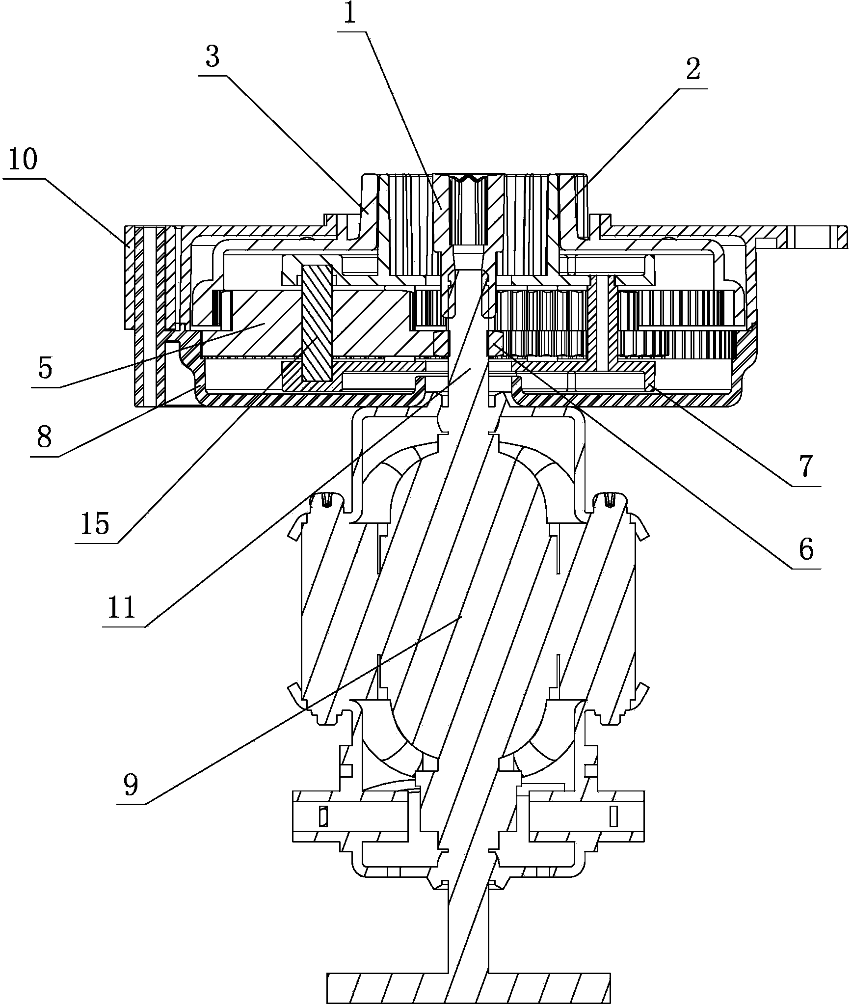 Differential multi-drive device