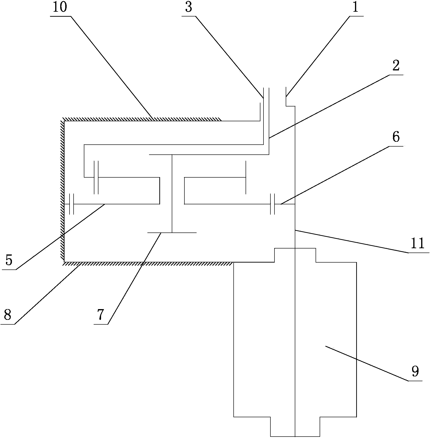 Differential multi-drive device