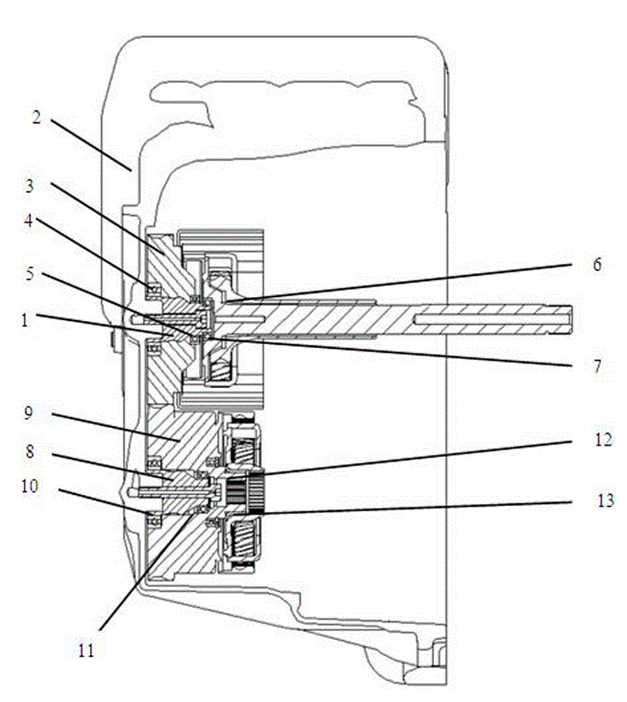 Automatic gearbox and assembling method thereof