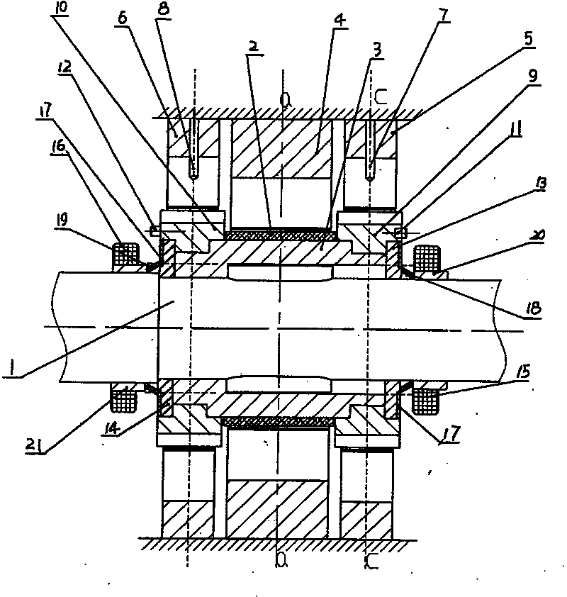 High speed chief axis on-line dynamic poise device