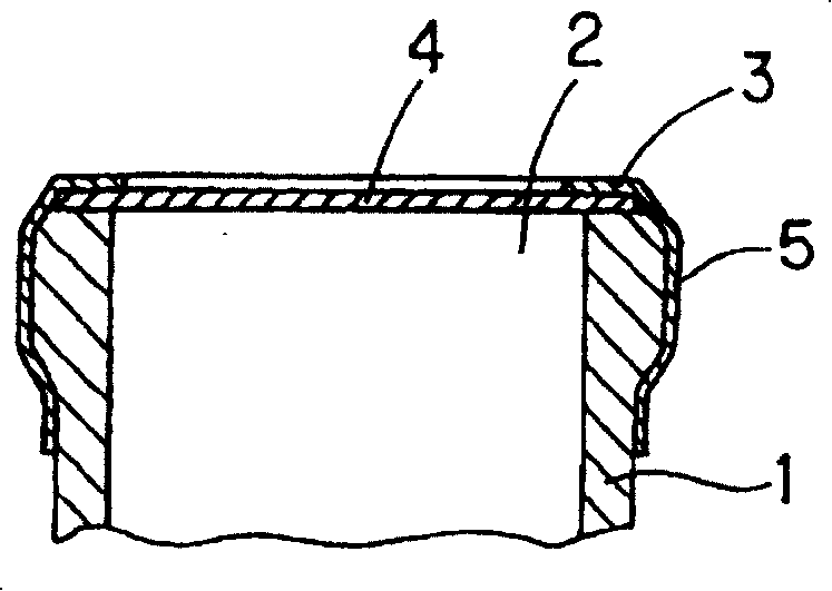 Enveloping structure for mouth of barrel container, and barrel container