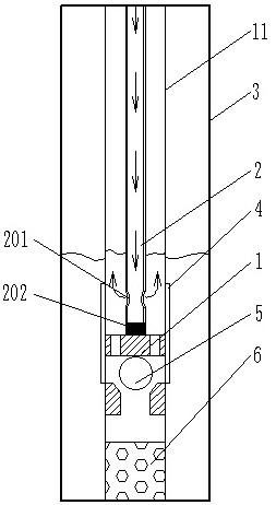 A method for switching between the whole barrel pump and the gas lift pumping method without unloading the casing pressure