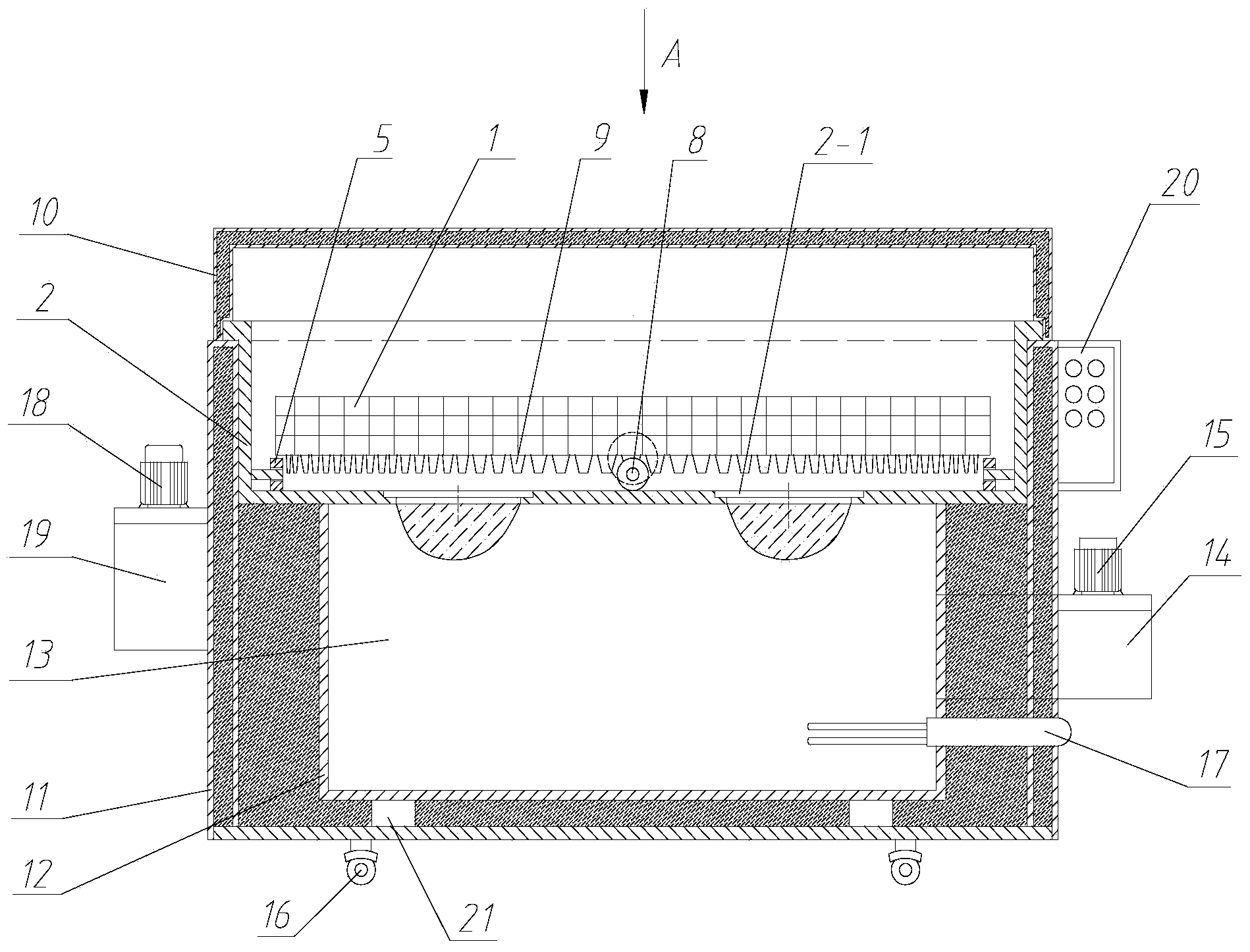 Multifunctional rotary spraying-type washing device and method