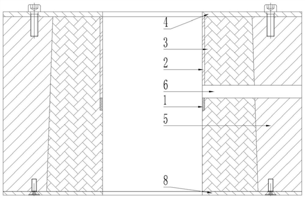 Pressure chamber structure and measurement method for comprehensive dielectric property measurement under high pressure