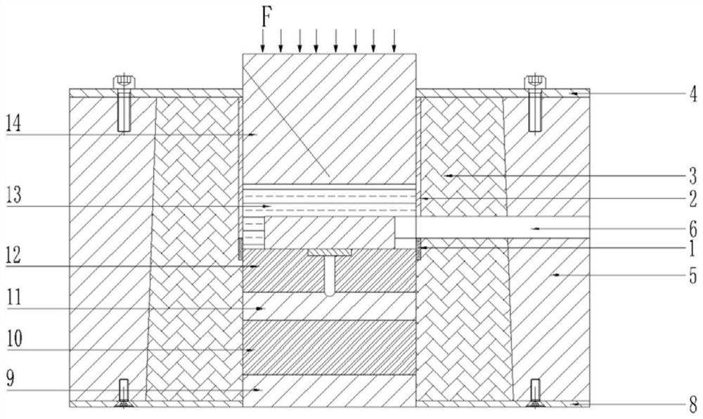 Pressure chamber structure and measurement method for comprehensive dielectric property measurement under high pressure