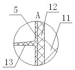 Online monitoring dry type cable terminal with composite external casing and on-site assembling method thereof