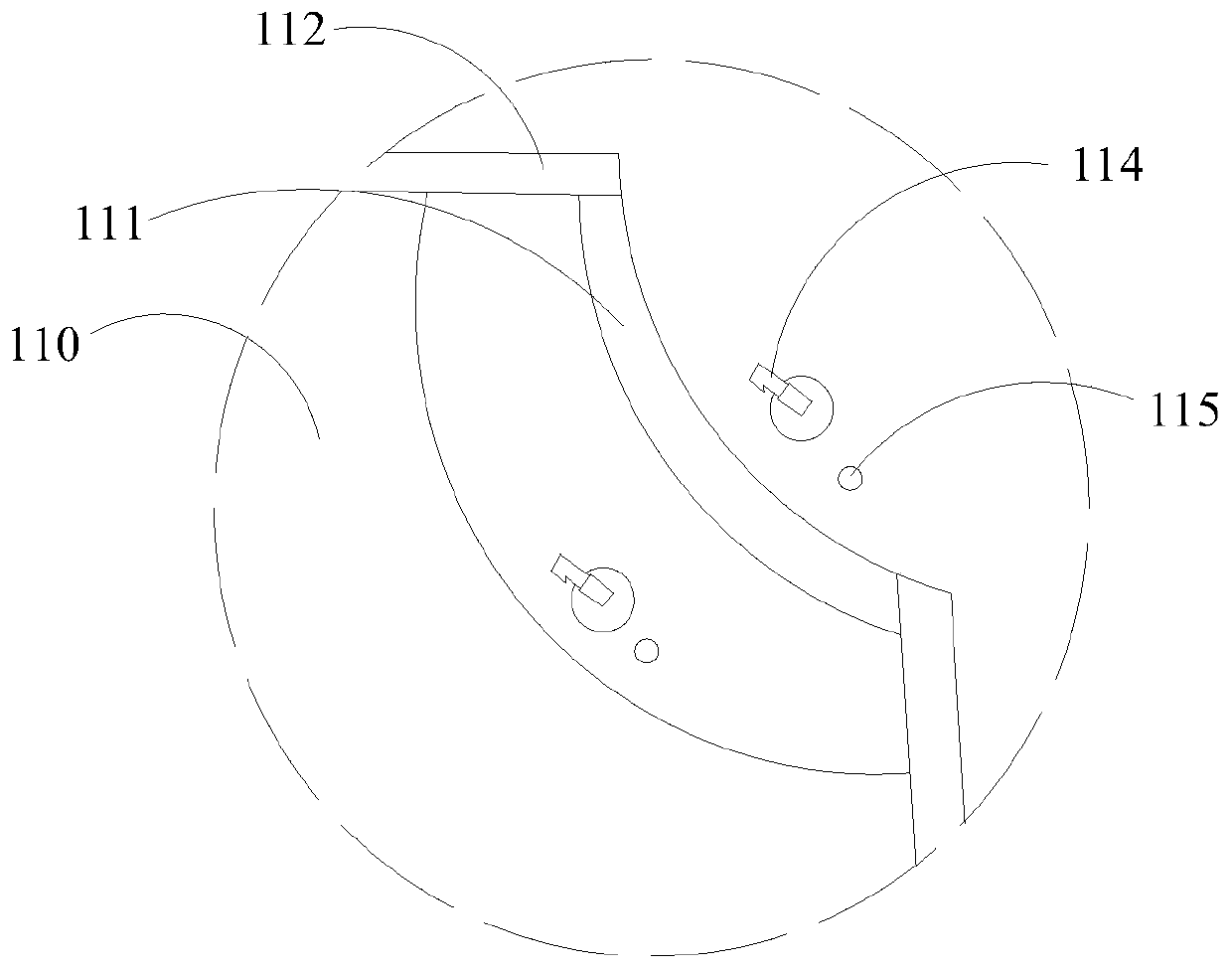 Reamer bit structure of sand-bailing hopper for embedding rocks onto secant pile