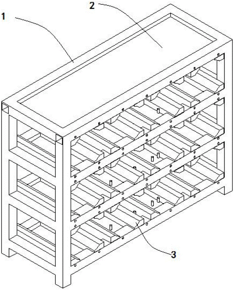 A tool for placing air storage tanks in passenger cars