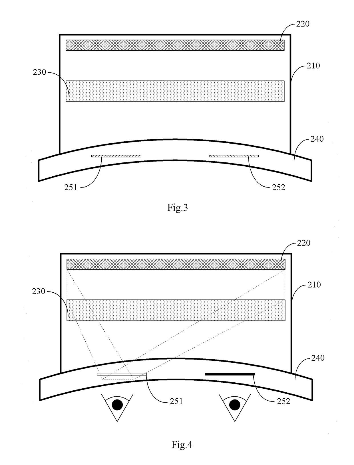 Virtual reality goggles and display method thereof