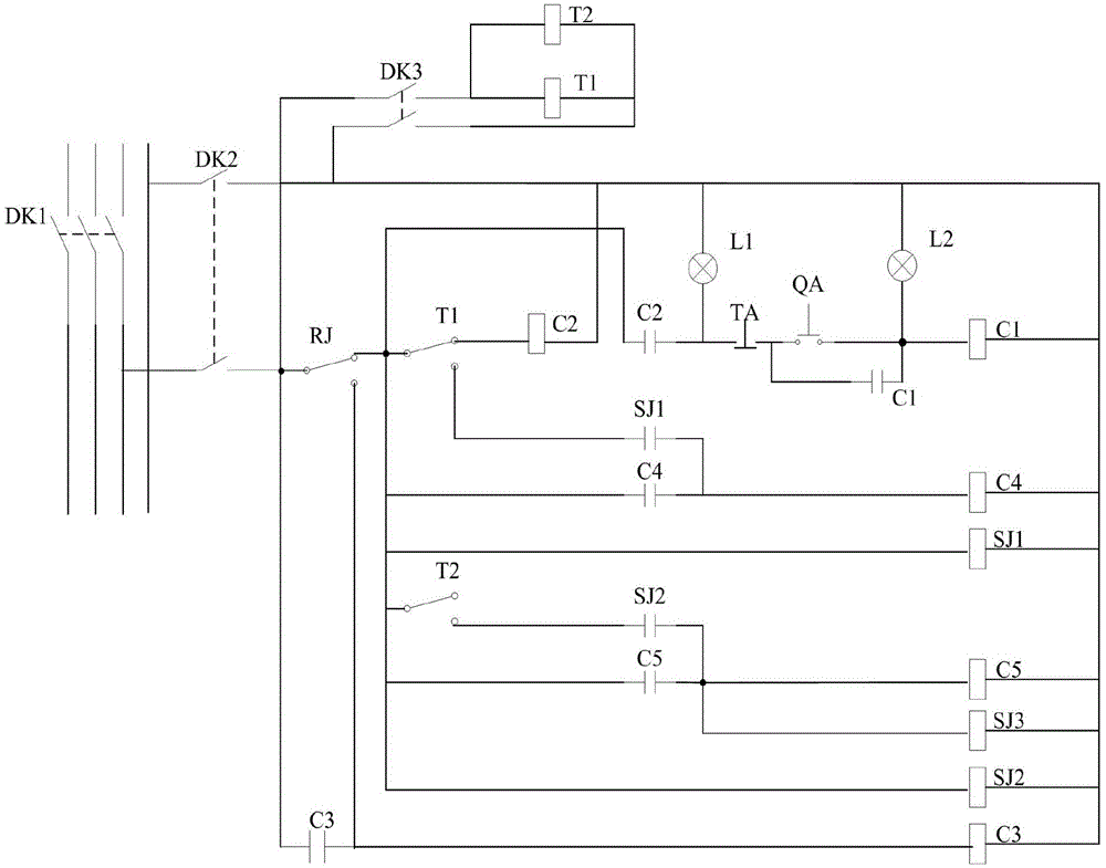 Dynamo-electric equipment fault positioning and alarm protective device