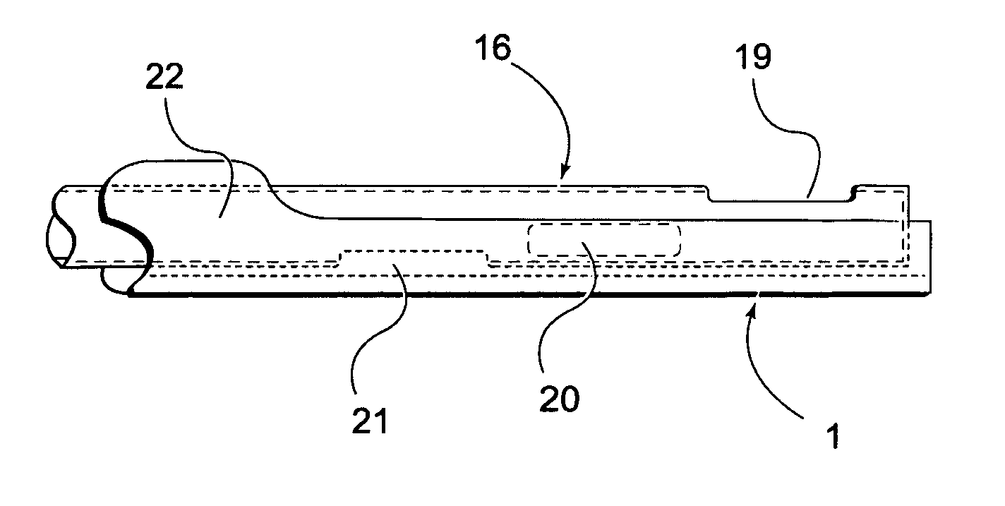 Device and method for introducing flowable material into a body cavity