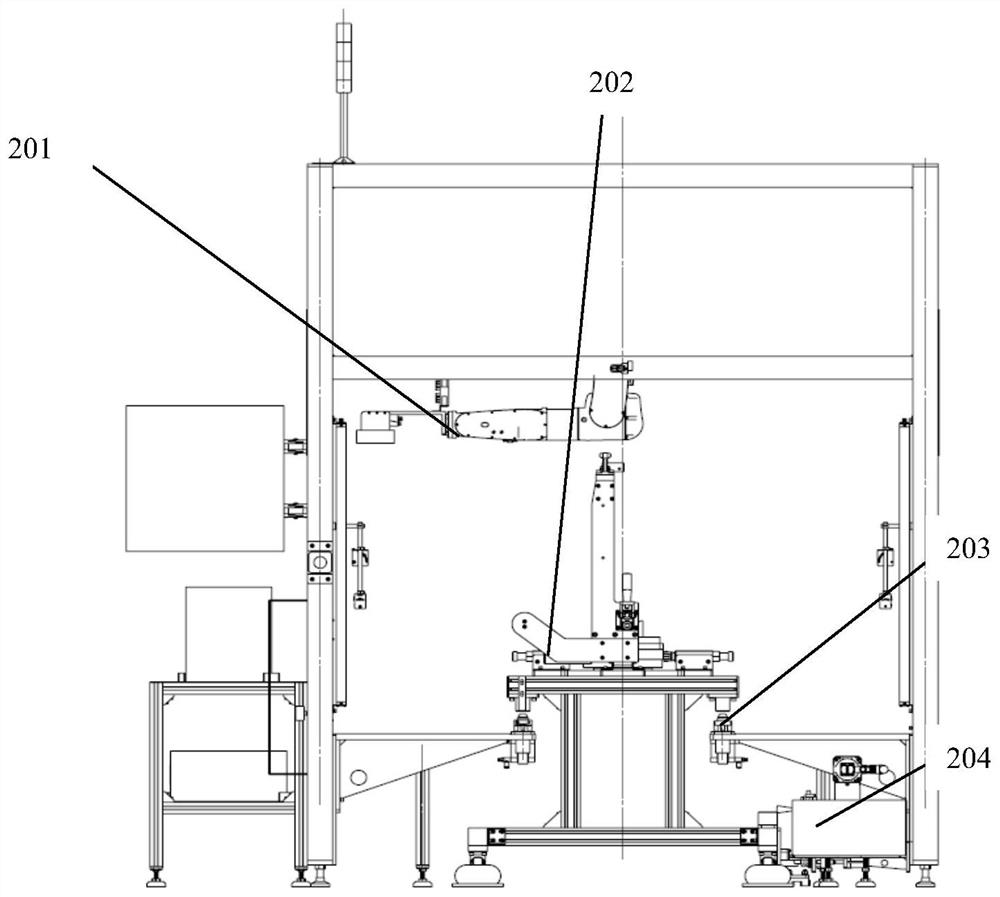 Full-automatic mechanical visual inspection device for parts