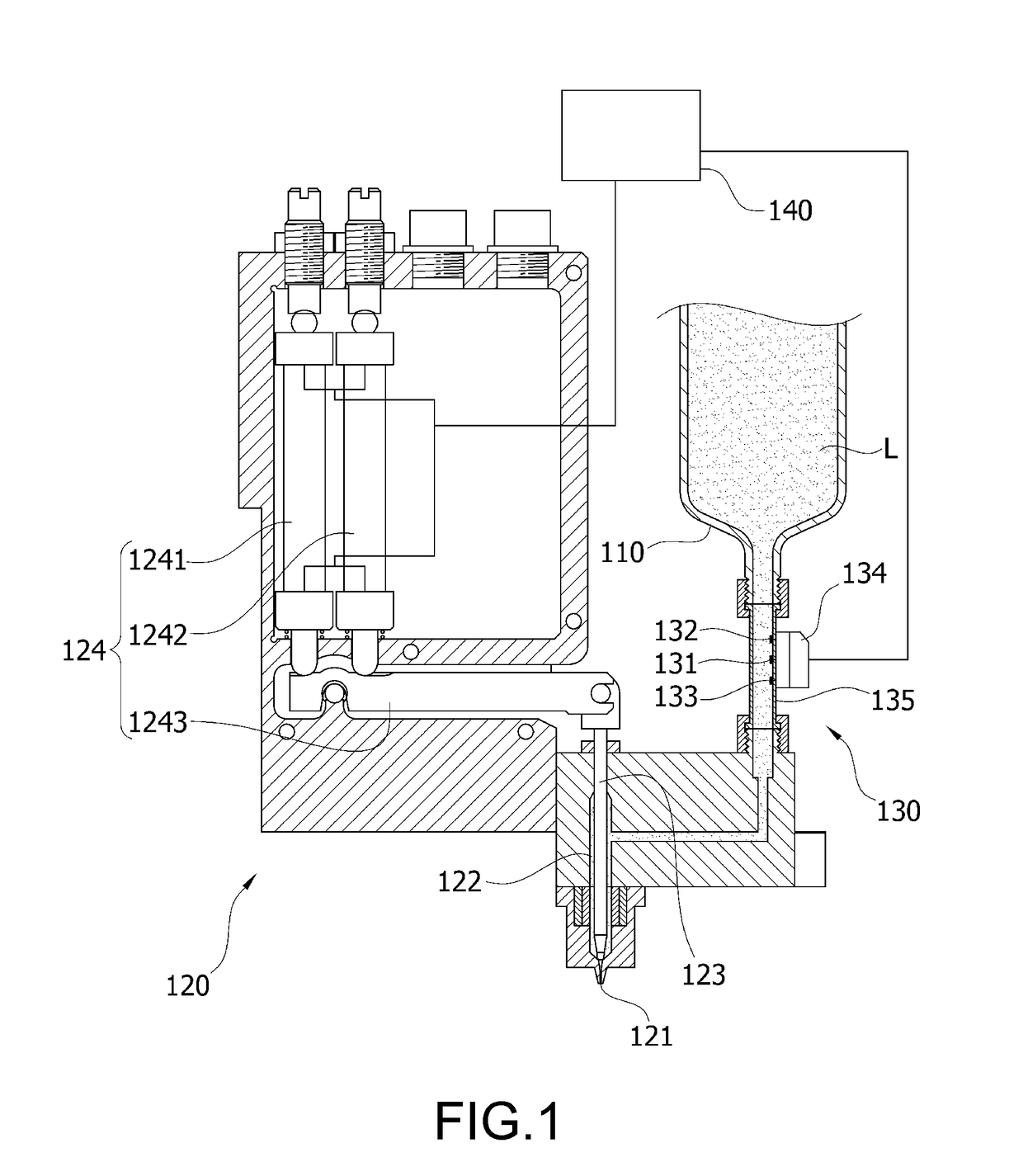 Flowrate measuring type viscous liquid dispenser and dispensing method