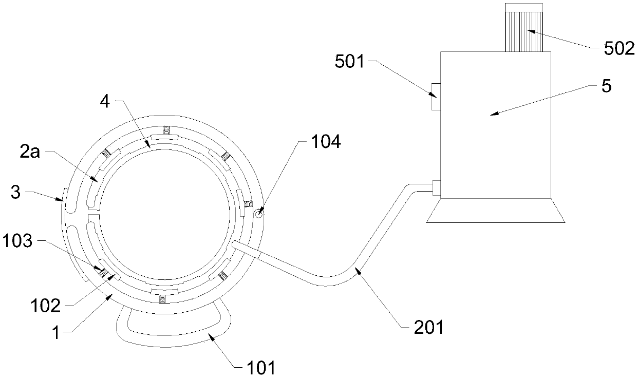 Medical limb burn treatment device