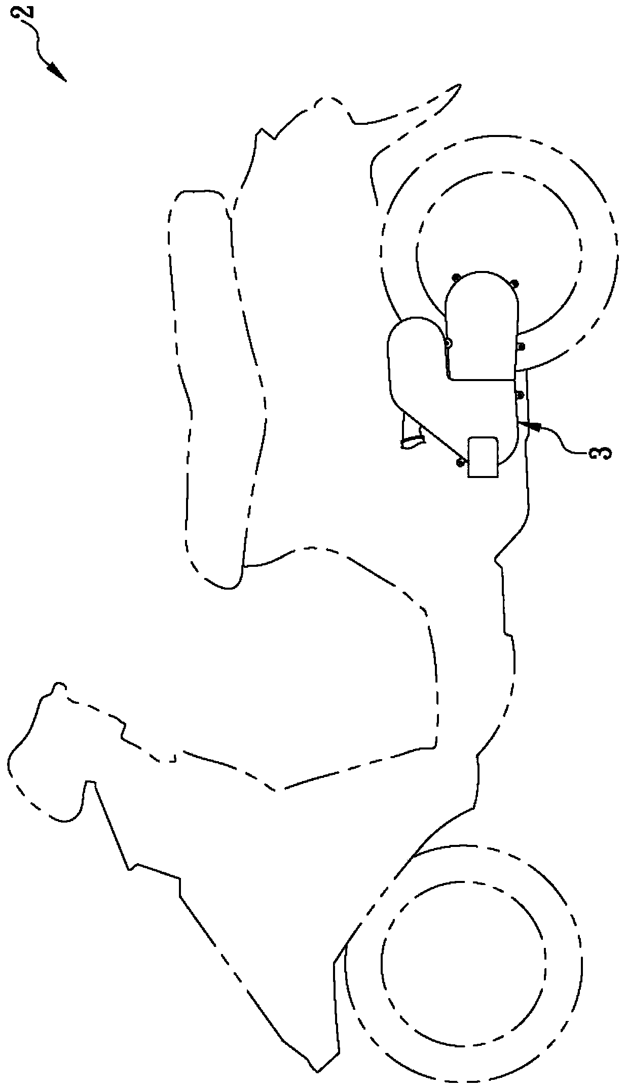 Intake structure of motorcycle with diversion function