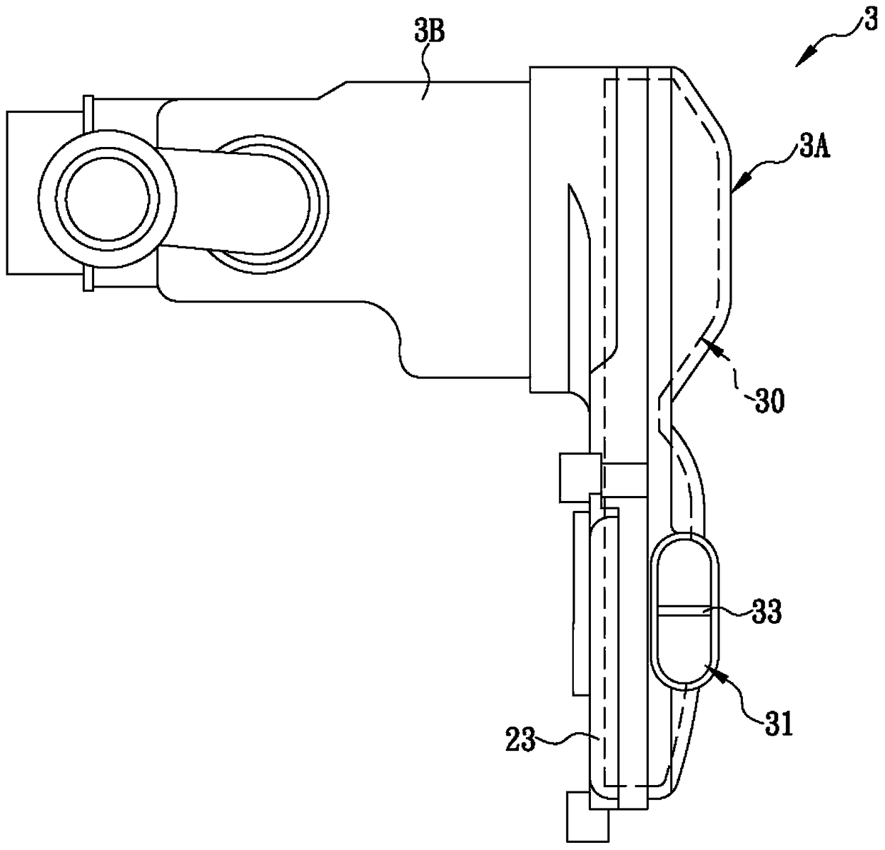 Intake structure of motorcycle with diversion function