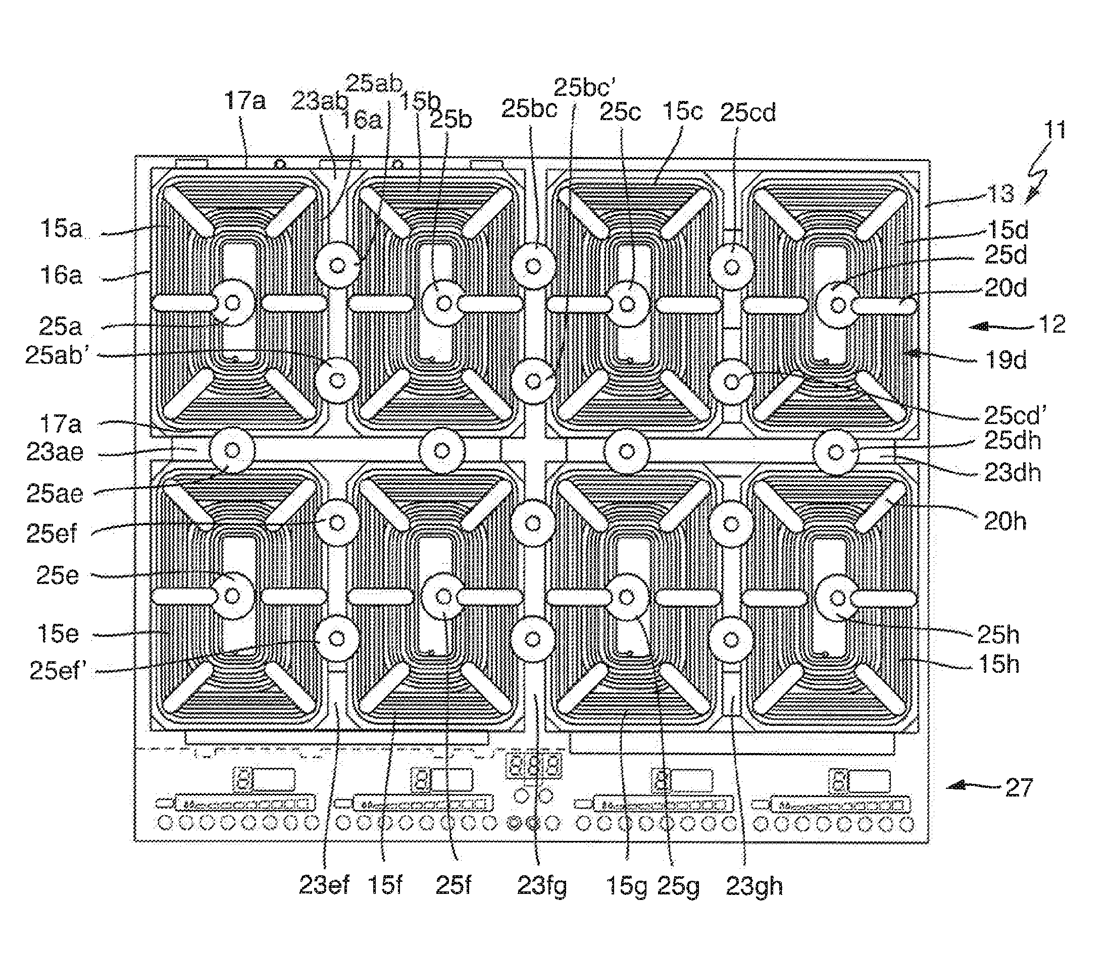 Induction hob and method for controlling an induction hob