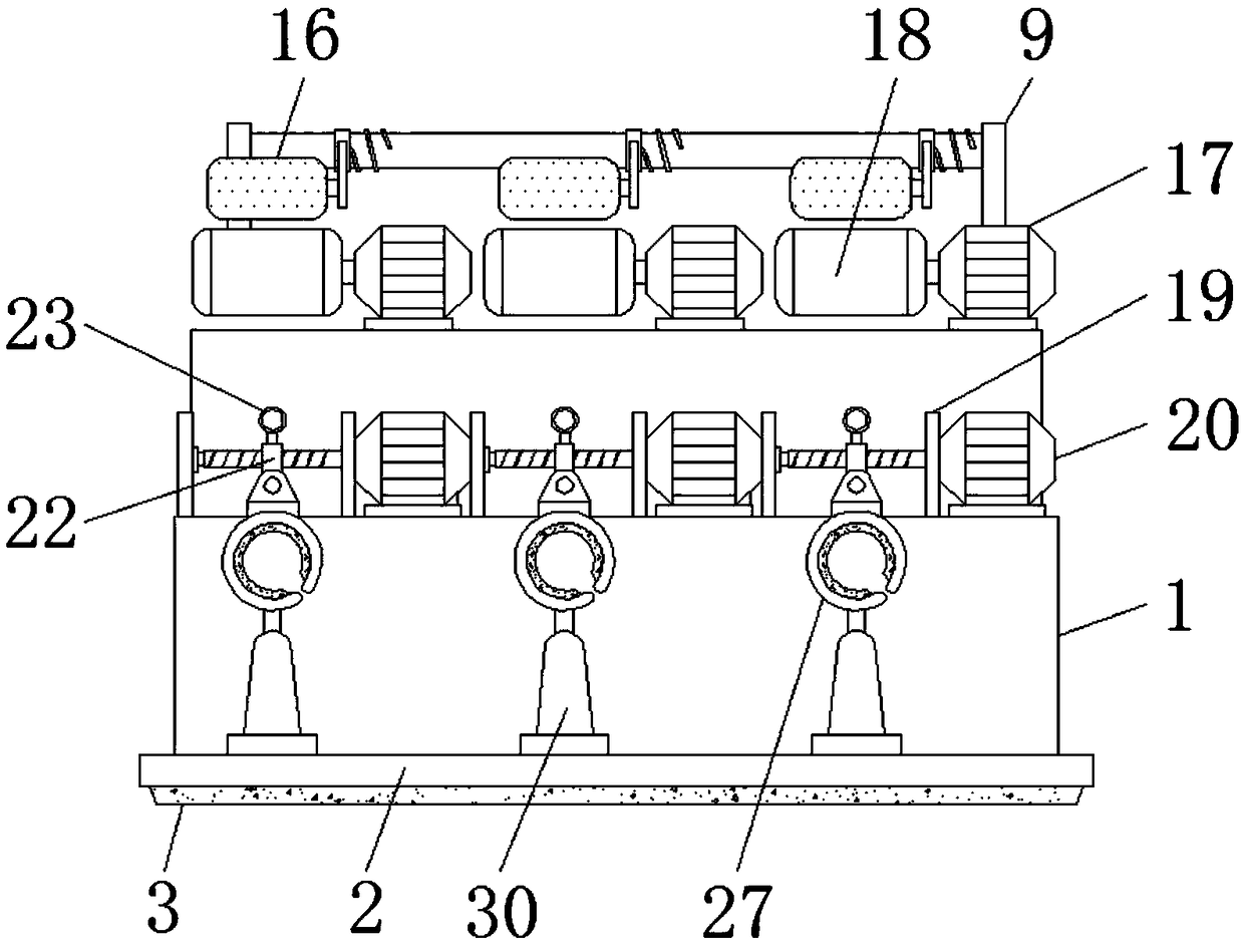 Sweater processing down pile making device capable of preventing wool from being disordered