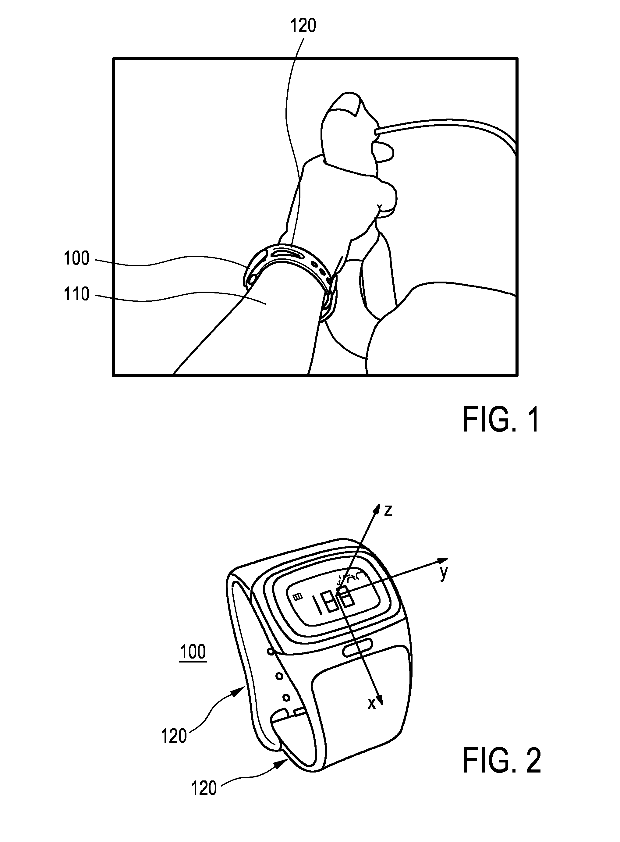 Device for measuring a cycling cadence