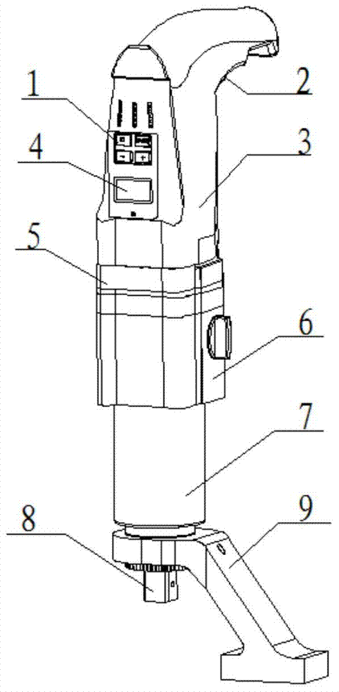 Intelligent electric torque wrench, torque control system and control method thereof