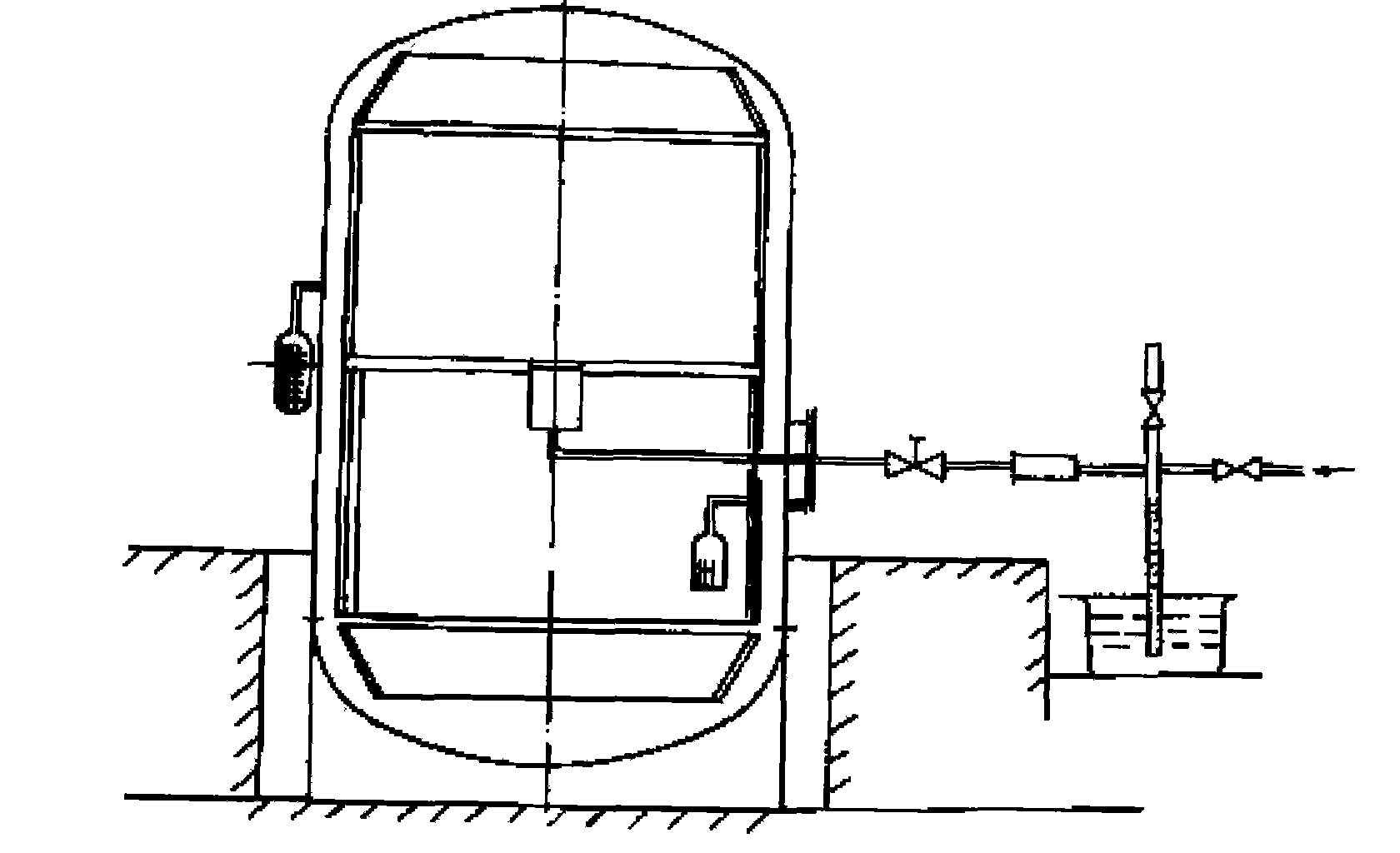 Device and method for measuring built-in low-temperature pumping speed