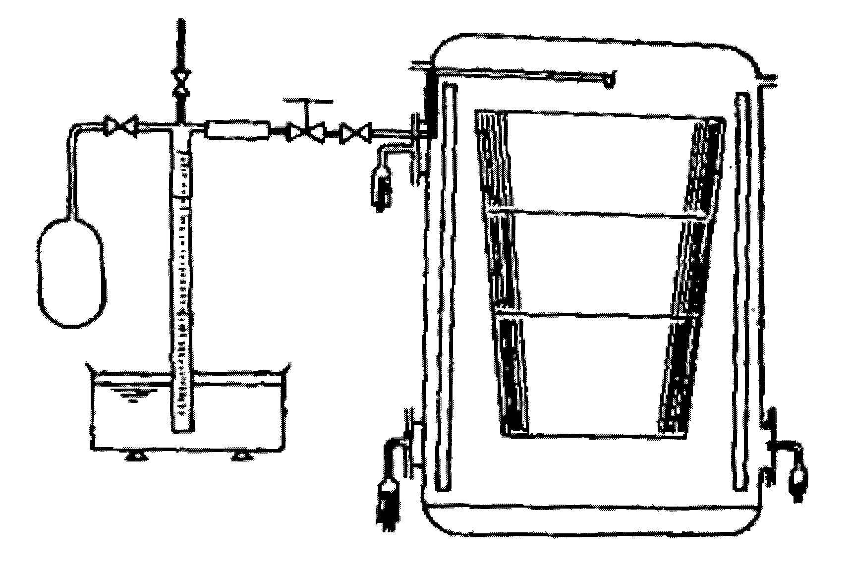 Device and method for measuring built-in low-temperature pumping speed