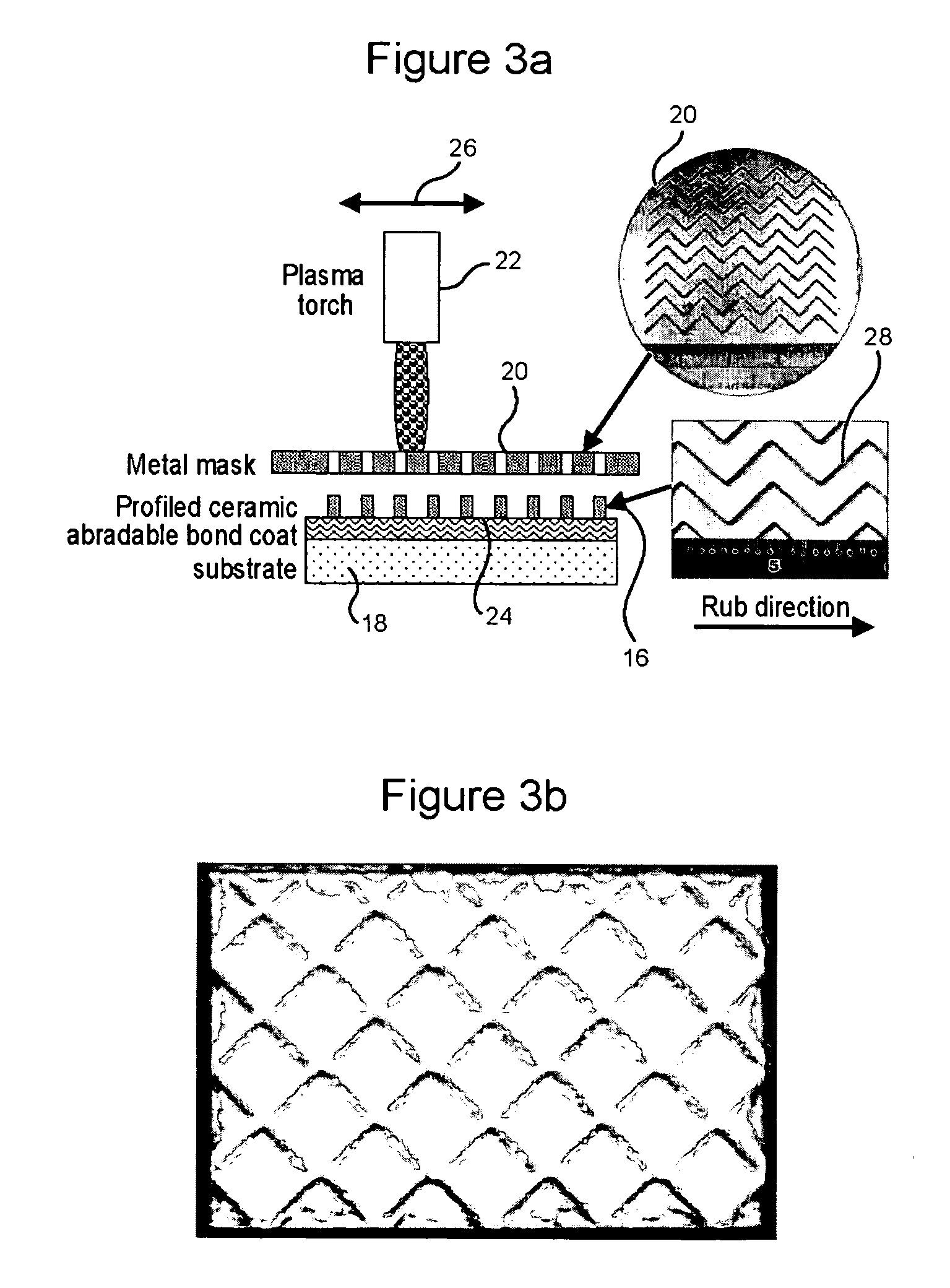 7FAstage 1 abradable coatings and method for making same