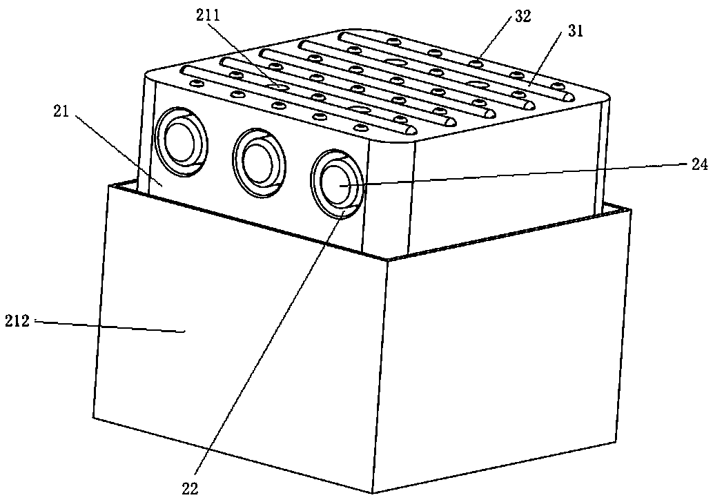 Magnetic therapy massage mattress