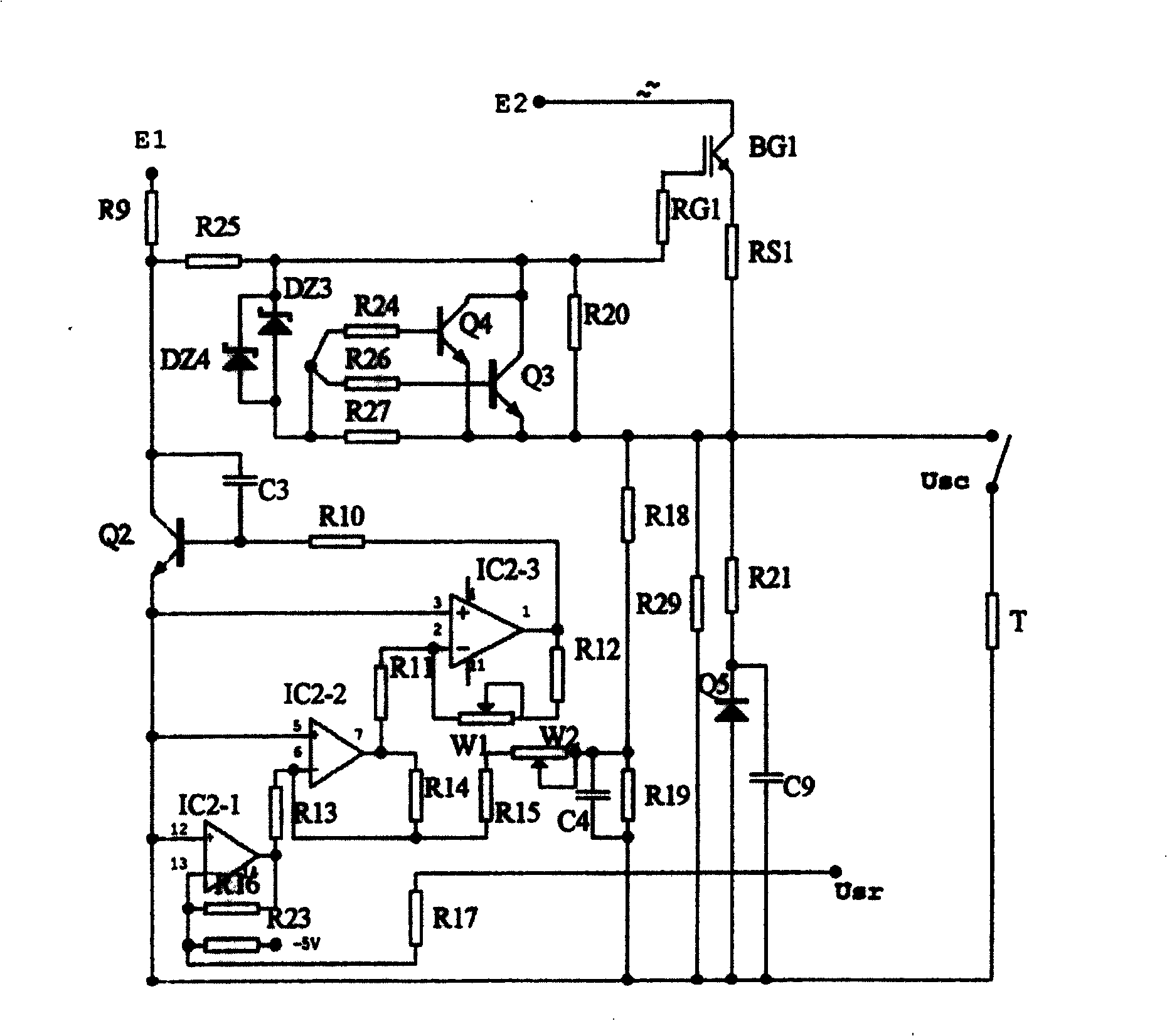 DC power amplifier for interference simulator of vehicle electronic apparatus